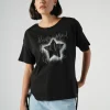 tricou cu mesaj pozitiv negru damă