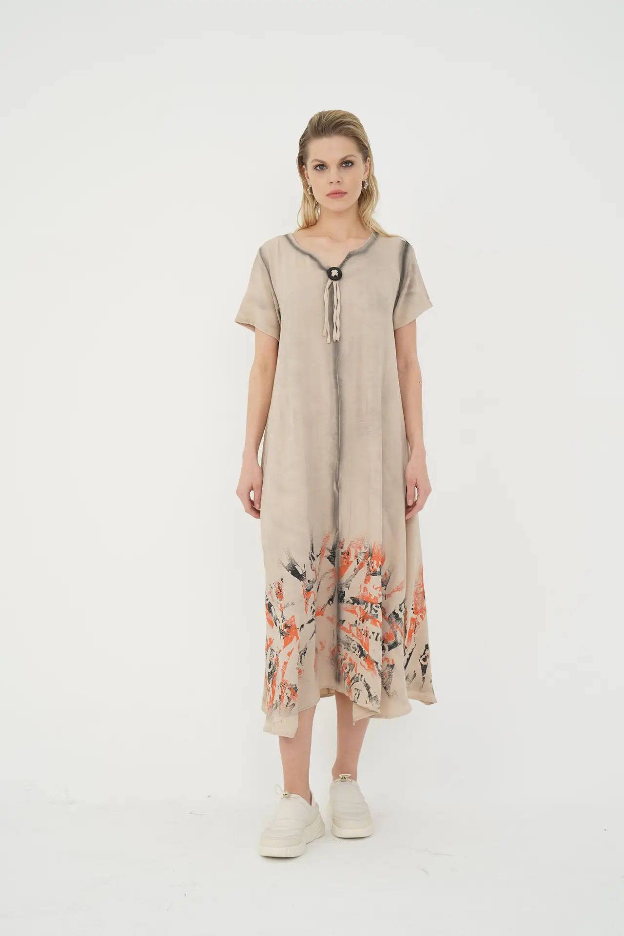 Rochie Boema, de Zi cu Zi, Femei, Bej XL