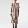 rochie asimetrică cu cranii nude damă