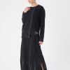 rochie minimalistă în set neagră damă