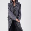 trenci oversized trendy antracit damă