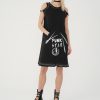 rochie punk urban neagră damă