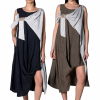 rochie croială A oversize neagră damă