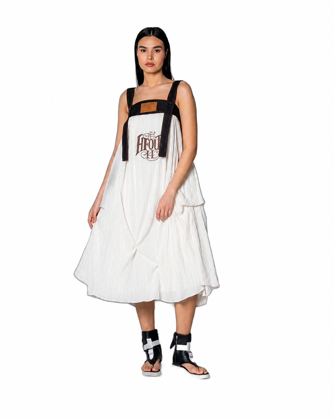Rochie Midi Oversized Lejeră Albă 40