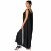 rochie maxi oversized lejeră neagră damă